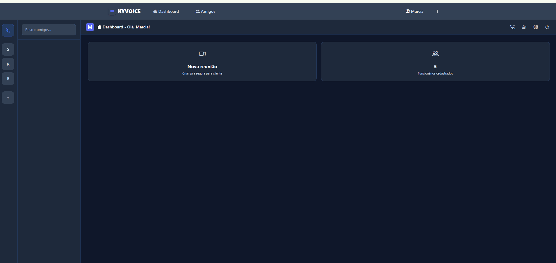 Demonstração do convite de reunião